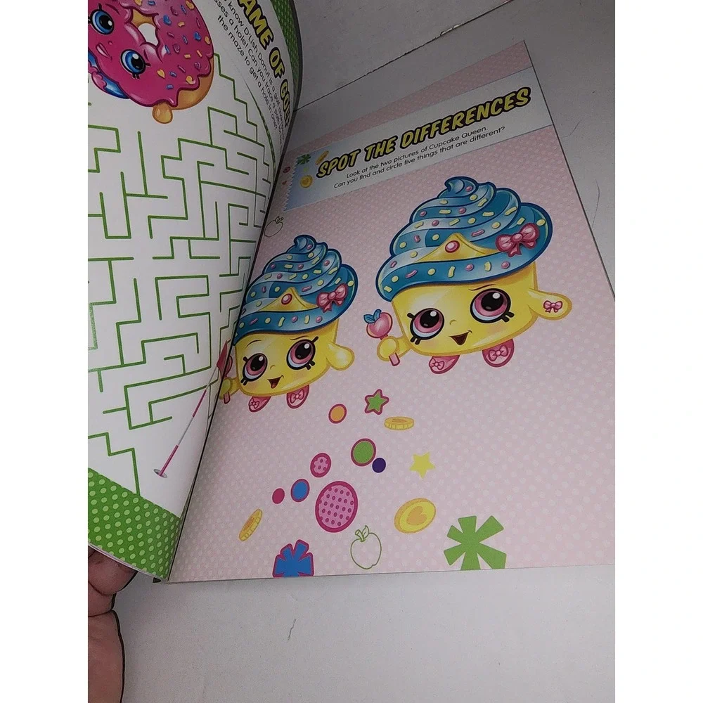 Shopkins‎ Grocery Games Sticker Activity Book 250 Stickers NEW